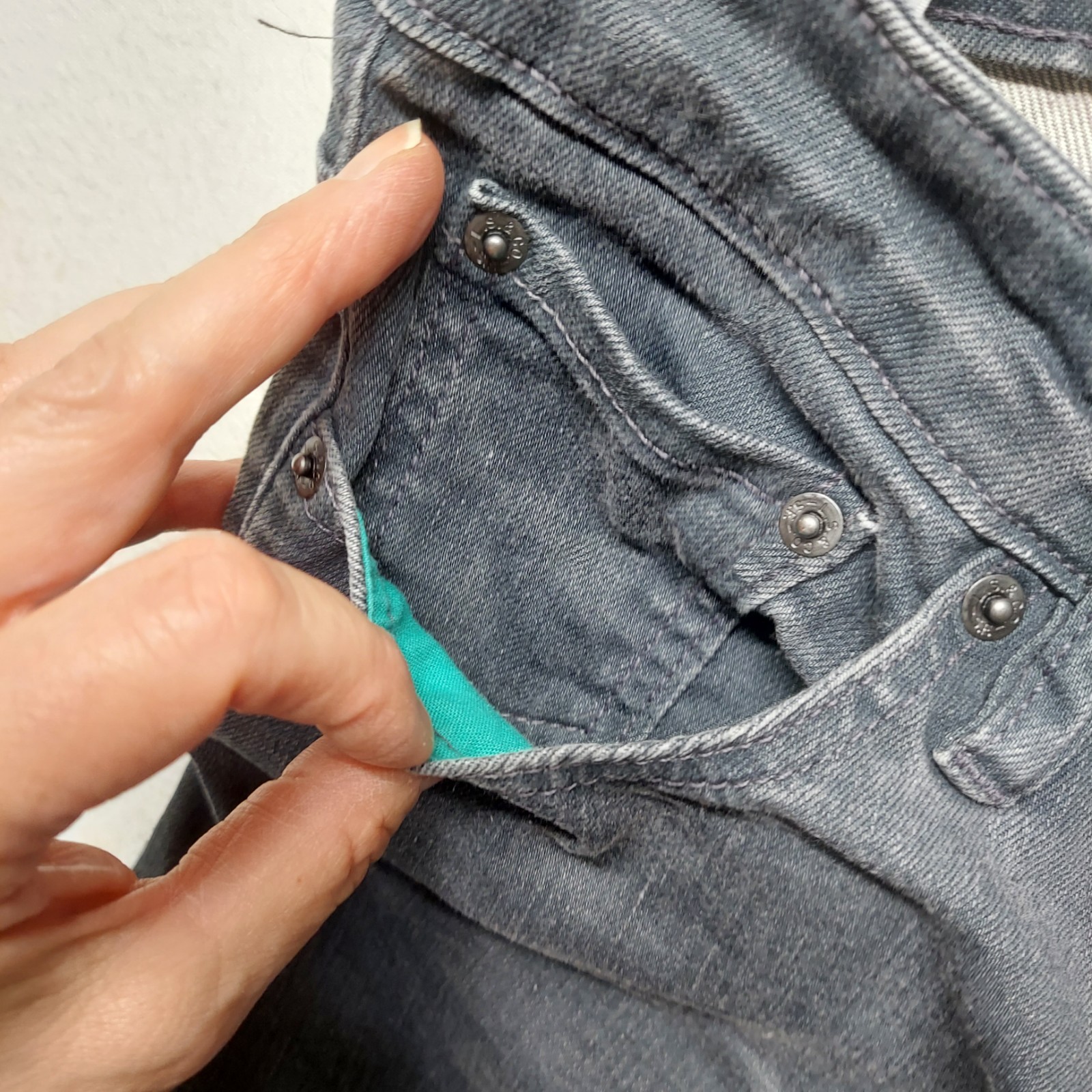 Levi’s Commuter 511 Biking Reinforced Crotch Stretch 30x32 Gray Men's Rare Nice image 10
