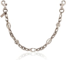 Silver Motif Chain Bag Charm for Handbags and Totes, Purse Charm Chain, Bag Exte