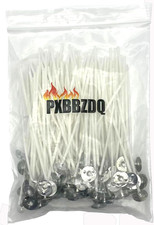 12" Long Pre-Waxed Candle Wicks for Making - 100 Piece Thick Lx Wicks