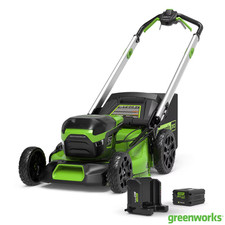 [SALE] Greenworks 60V (4Ah) 46Cm Self-Propelled Cordless Battery Lawnmower