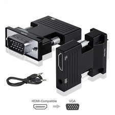 VGA to HDMI Adapter with Audio PC to TV Monitor Projector 1080P Active Converter