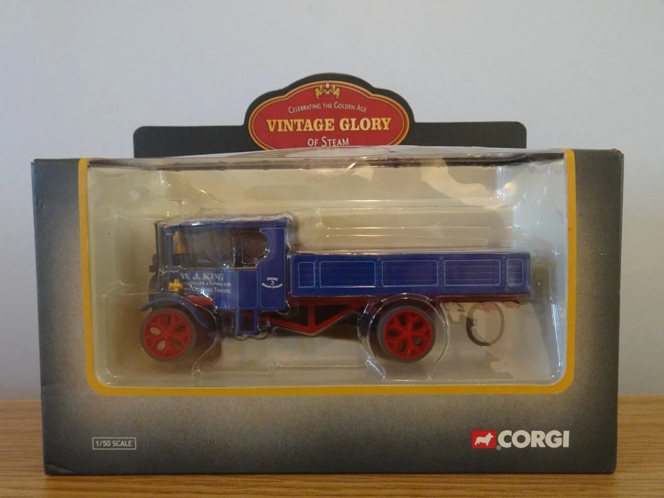 CORGI CLASSICS WJ KING FODEN C TYPE STEAM DROPSIDE TRUCK MODEL CC20206 1:50 - Image 2 of 3