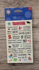 Mrs. Grossman's Stickers Graduation 3 Sheets Scrapbooking NEW