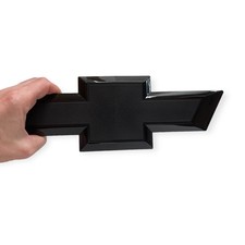 Chevrolet Silverado Full Black Bowtie Tailgate Rear Emblem 1500 2500 3500 Models Chevrolet Silverado Full Black Bowtie Tailgate Rear Emblem 1500 2500 3500 Models