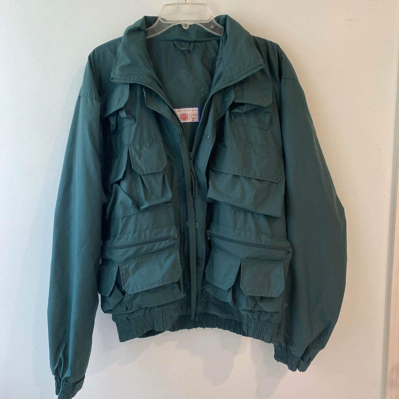 Vintage Penn Reels Authentic Fishing Gear Outdoor Jacket Adjustable Hood Sz M
Opens in a new window