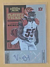 VONTAZE BURFICT 2012 CONTENDERS PLAYOFF TICKET ROOKIE AUTO sp /99 ~ BENGALS!