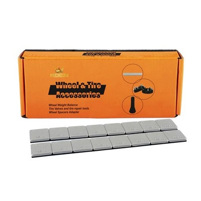 1/2 Oz Gray Stick On Wheel Weights 144 PCS 72 Oz Strong Black Adhesive