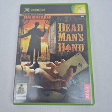 Dead Man’s Hand Xbox Original OG PAL Western Shooter Game With Manual - Atari