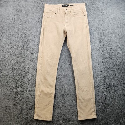 Massimo Dutti Pants Men's 30 Corduroy Slim Fit Casual Chinos Stretch Golf Beach