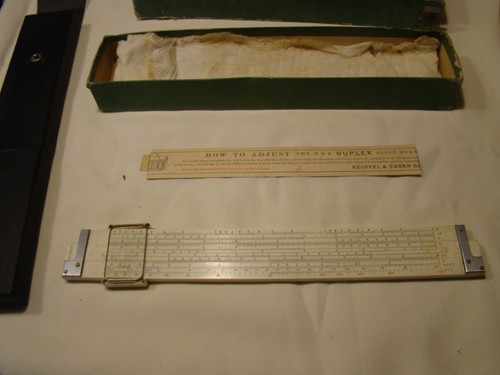 Lot of 2 Vtg Slide Rules K&E Keuffel & Esser 4080-3S and Weber # 4285-N - Afbeelding 15 van 16