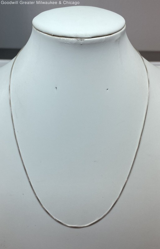 Artisan 925 Sterling Box Chain Necklace 2.0g