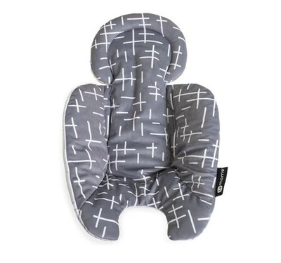 4moms mamaRoo / rockaRoo Newborn Insert - Plush Reversible Grey - NIB