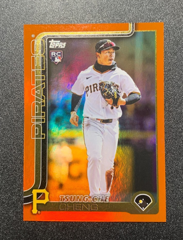 2025 Topps Update Tsung-Che Cheng #US72 Orange Foil /25 RC