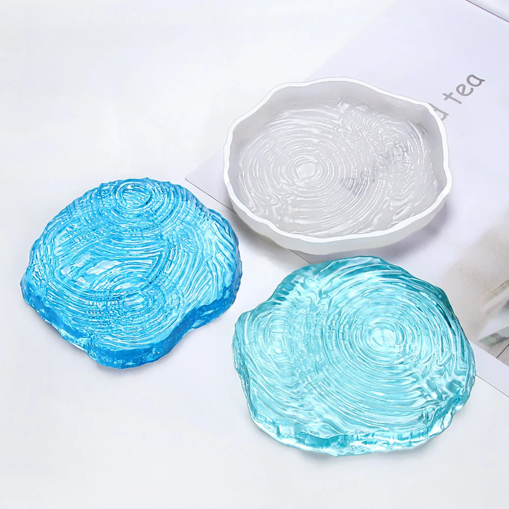 Silicone Water Ripple Coaster Mold for DIY Resin Crafts