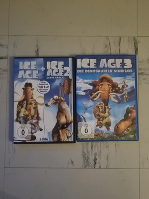Ice Age 1, 2, 3 DVD Set