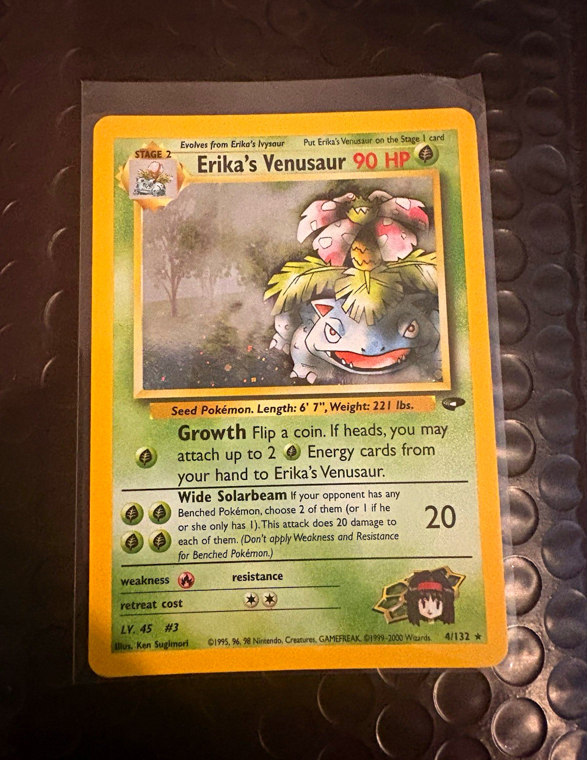 Pokemon Co. Erika's Venusaur 4/132 Gym Challenge Holo Rare Unlimited English