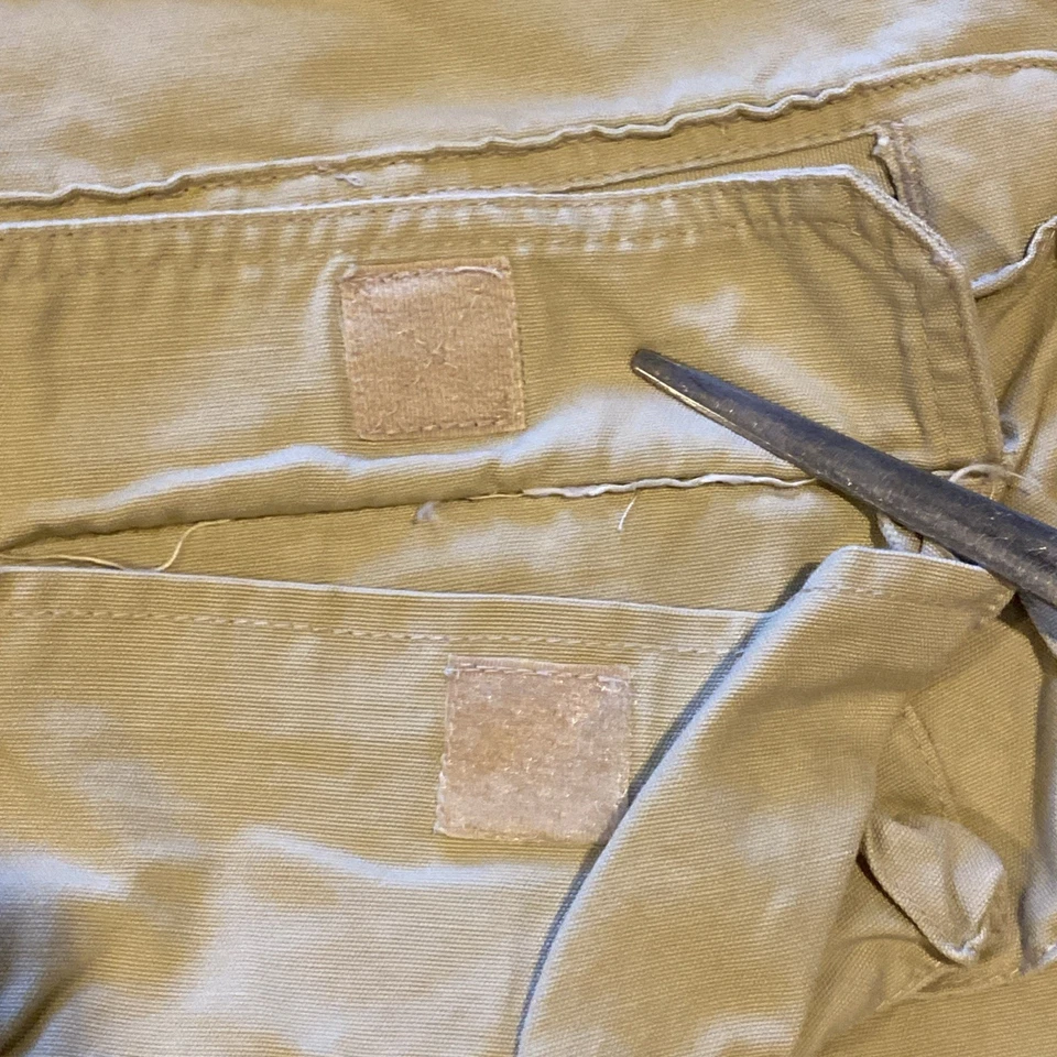 America Perry Ellis Vintage mens Fishing photography Vest Khaki XL Safari - Image 4 of 4