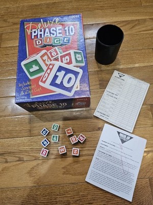 Deluxe Phase 10 Dice Game From 1999 Has Everything