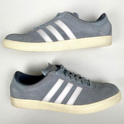 Adidas Lo Pro Skateboarding Sneakers Mens 11 Gray Blue Suede Streetwear 2009