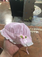 INFANT/TODDLER PINK SUN HAT BONNET NEW