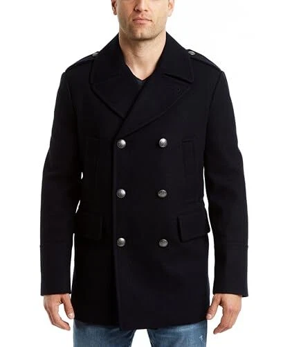 Vince camuto double breasted clearance peacoat