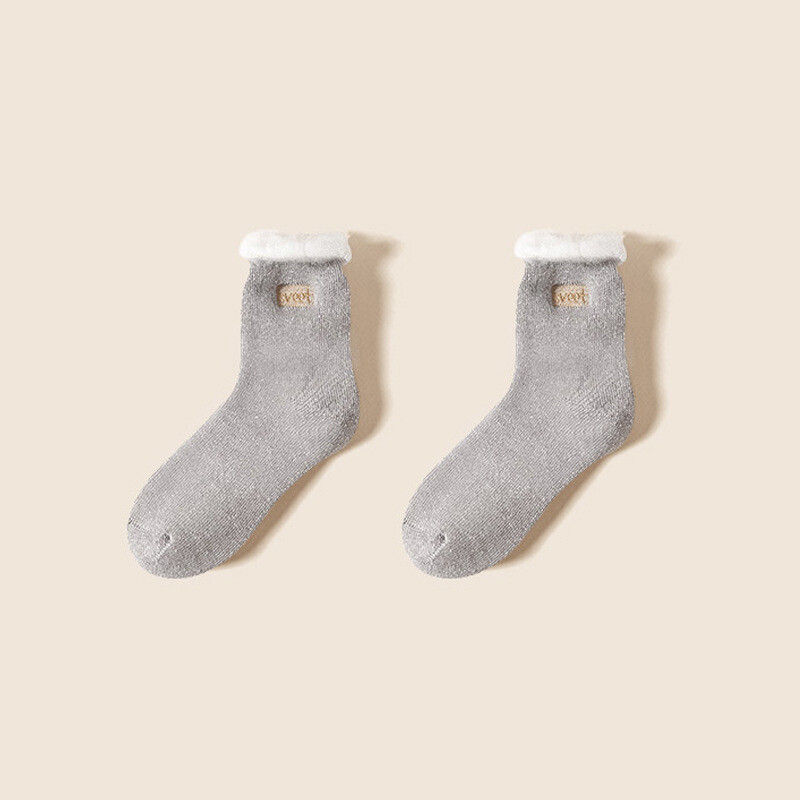 4 Paar Damen Kuschel Flausch Socken, 14,95