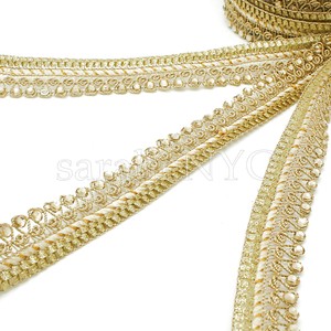 BLACK GOLD WOVEN TRIM Rhinestone trimming,EMBELLISHMENT,costume,pageant,ART