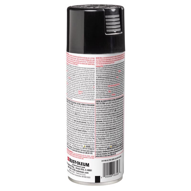 Rust-Oleum Paint 241169 High Heat Ultra Enamel Spray