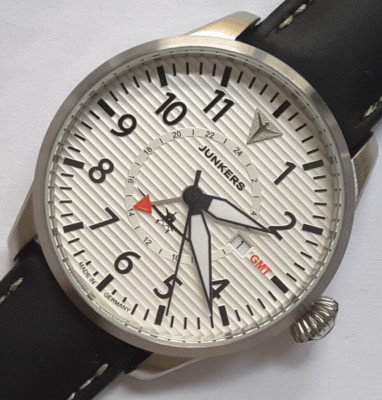 Armbanduhr Junkers Flieger GMT 9.53.01.03 NEU