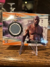 TITUS O'NEIL 2021 TOPPS WWE AUTHENTIC WRESTLEMANIA 33 MAT RELIC Orange/50🔥🔥