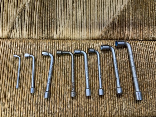 Lot De 18 Clés Chrom Vanadium Din3113A - Outillage Mécanique, Occasion