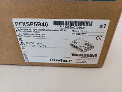 PFXSP5B40 NEW Pro-face PFXSP5B40 Proface Processor Module