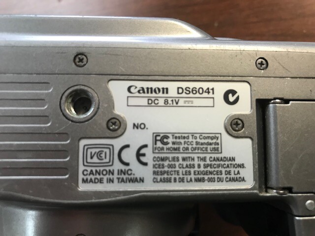 Canon ds6041 аккумулятор