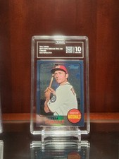 2017 Trea Turner Topps Heritage THC-485 Chrome Blue Refractor #/68 SP Phillies 