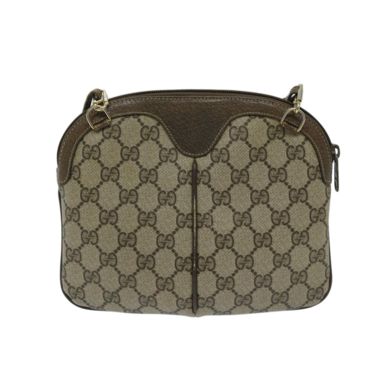 ✨美品✨GUCCI クラッチバッグ GG レザー ベージュ ブラウン ロゴ GUCCI □□ グッチ セカンドバッグ GGスプリーム レザー PVC