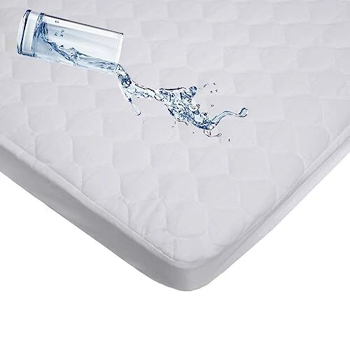 Waterproof Cradle/Bassinet Mattress Protector Quilted Cotton Fitted Cradle/Ba... - Image 4 of 4