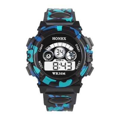 Children Boy's Multifunction Electronic Waterproof Silicone Digital Sport Watch