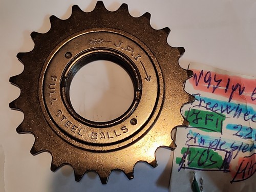 NOS FREEEWHEEL ONE SPEED J.F.I FULL STEEL BALLS 22 TEETH - Picture 4 of 9