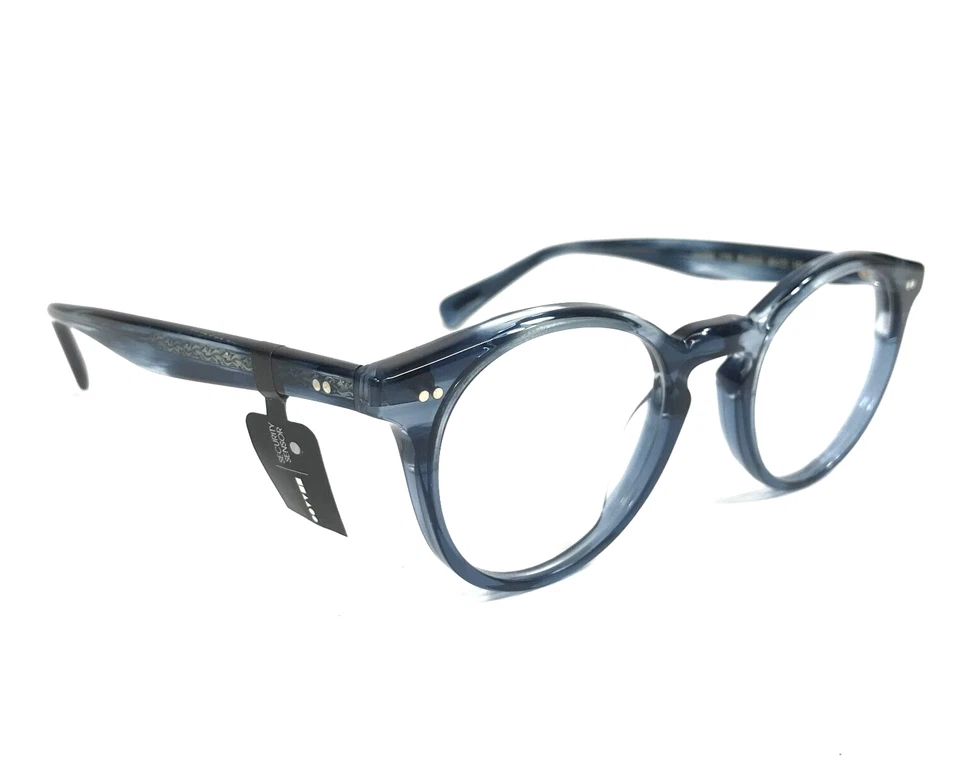 Оправы для очков Oliver Peoples OV5459U 1730 Romare темно-синие круглые 48-22-145 - Изображение 2 из 4