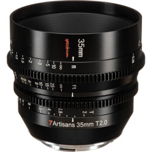 Lente 7artisans 35 mm T2.0 FF revestimiento antirreflejo lente de cine video para montaje Sony E - Imagen 4 de 11
