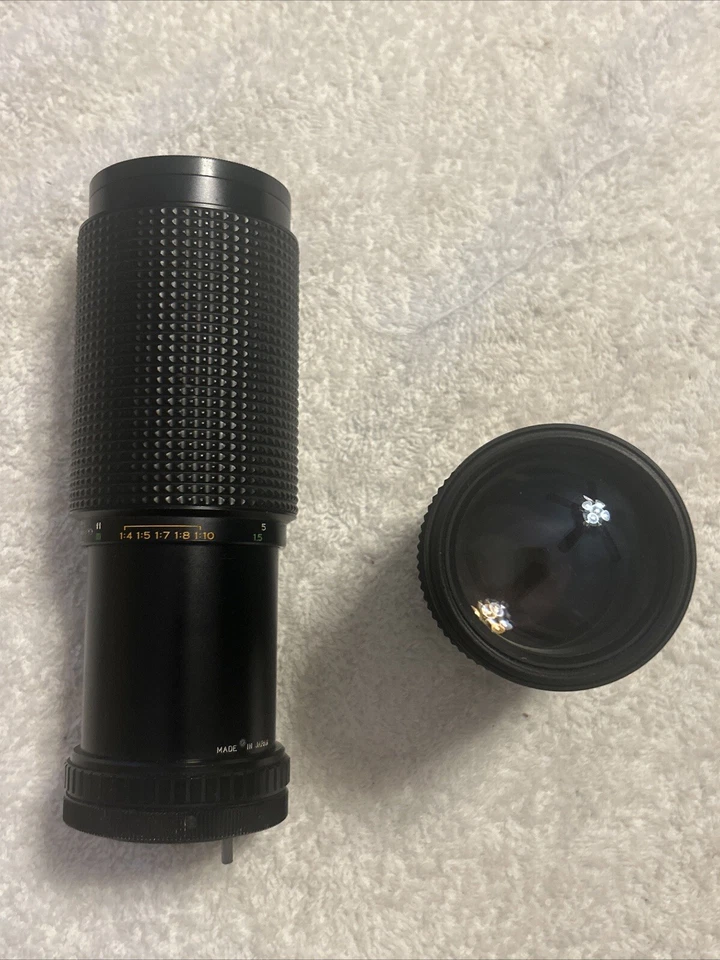 Vintage Sakar Zoom Lens 75-300mm 1:5.6 + Sakar Mc1:2.8 +2 Cases Missing 1 Cover - Image 4 of 4