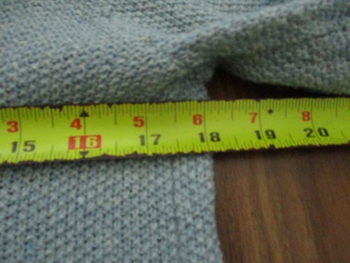 Eileen Fisher Sweater Womens Size Small Blue Cardigan Hooded Wool Silk Italian - Picture 10 of 17