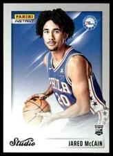 2024-25 Panini Instant Jared McCain ROOKIE CARD STUDIO 1/275 SP 76ers #STU-29 RC