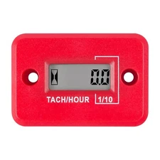 Digital Tachometer Hour Meter Boat Engine Generator ATV Waterproof(2/4 Stroke)