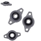 <!--F#f_0-->2Pcs 12mm Bore Diameter KFL001 Pillow Block Bearing Flange Rhombic Bearings ~ja<!--F/-->