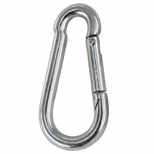 4X Gancho Mosquetón 8 X 80MM Mosquetón Bomberos Gancho Galvanizado - Imagen 4 de 8
