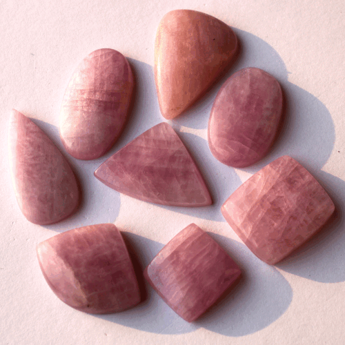 Venta al por mayor 8 piezas de piedras preciosas de cabujón mezcla de kuncita... - Imagen 6 de 11
