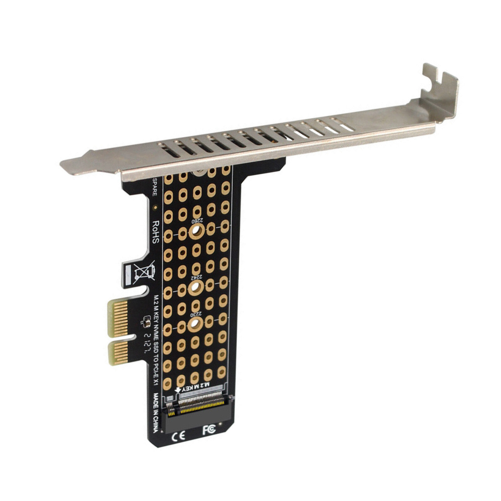 PH41-X1 M.2 NVME SSD to PCIeX1 Adapter Expansion Card X1 X4 X8 X16 Card ...