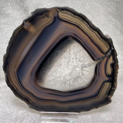 Achat Scheibe 11,4 cm x 11,9 cm Agate Slice Achatscheibe Agate