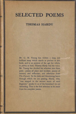 Selected Poems by Hardy, Thomas by Hardy, Thomas; Young, G. M. [Editor]